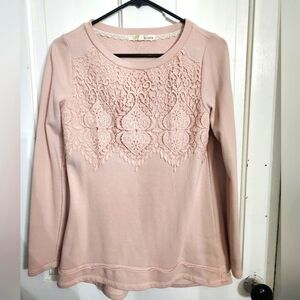 #039 Rewind XS light pink long sleeve shirt